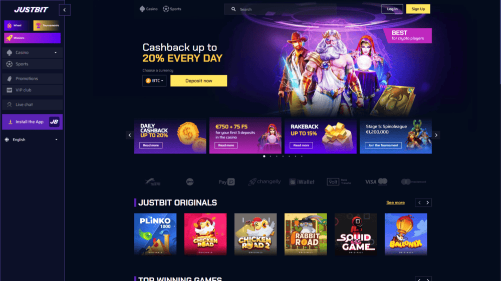justbit casino zonder cruks