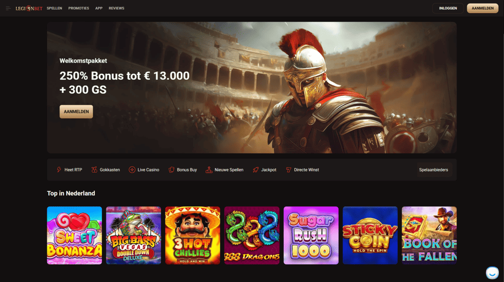 legionbet casino zonder cruks