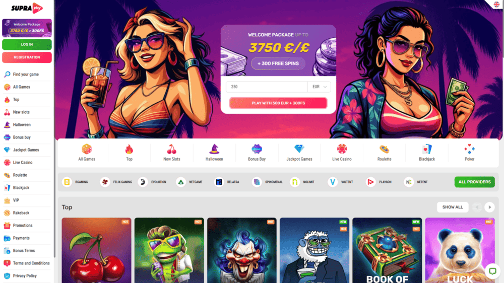 supraplay casino zonder cruks